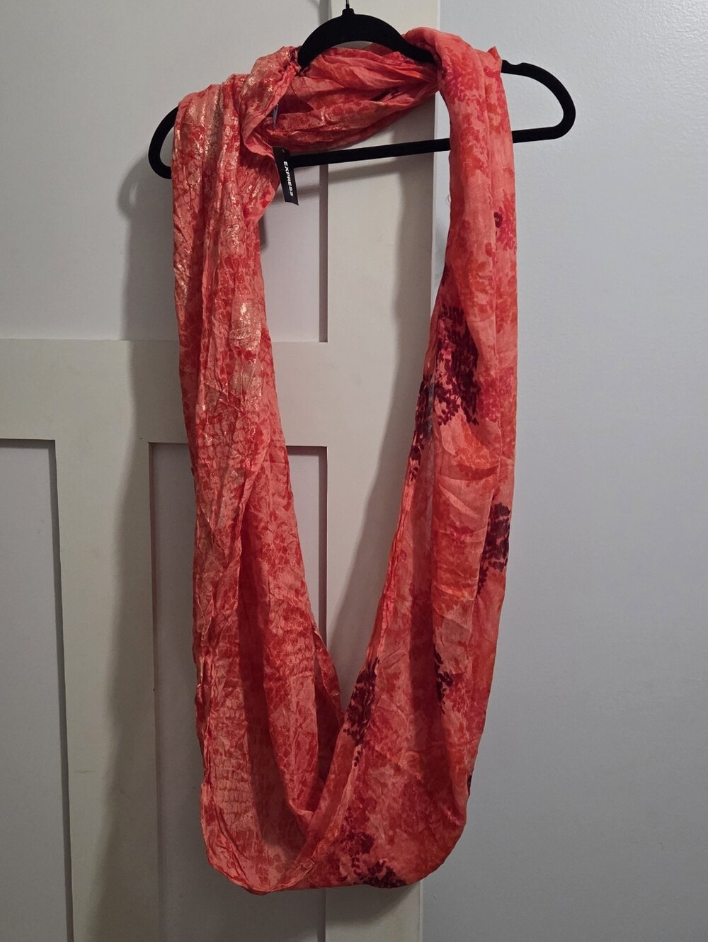 Express - NWT Wide Double Pattern Lightweight Infinity Blanket Scarf